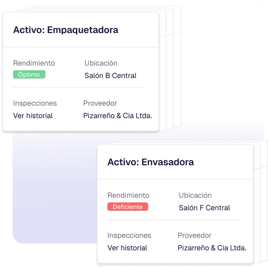 Asset registration form with QR code