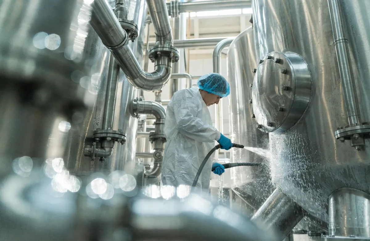 Sanitation and allergen-control checklist in a food plant
