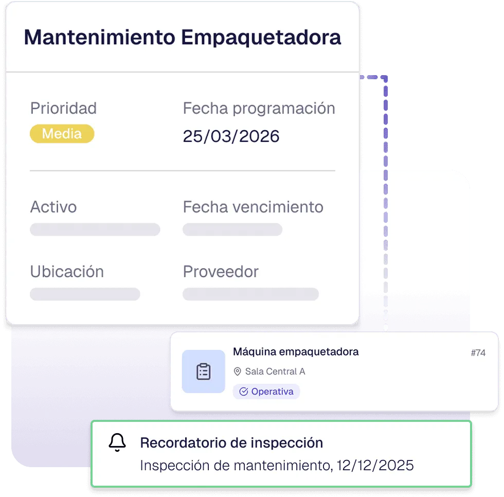 Preventive maintenance planning calendar